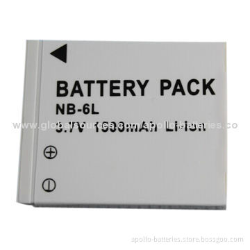 Digital Battery, Rechargeable Li-ion Battery NB-6L 3.7V 1500mAh